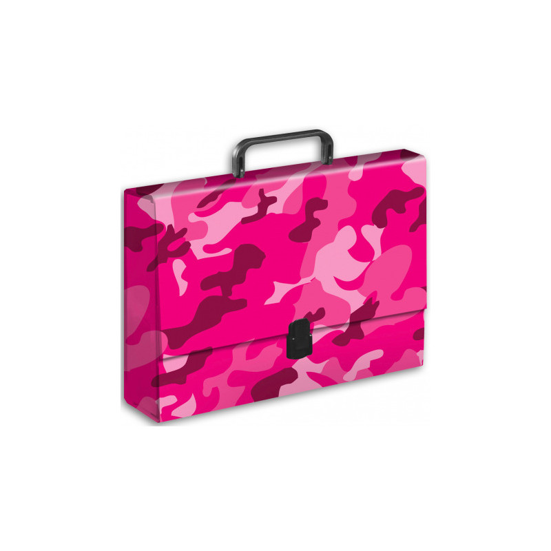 Teczka szkolna z rączką A4 moro 6cm TT8197 PENMATE