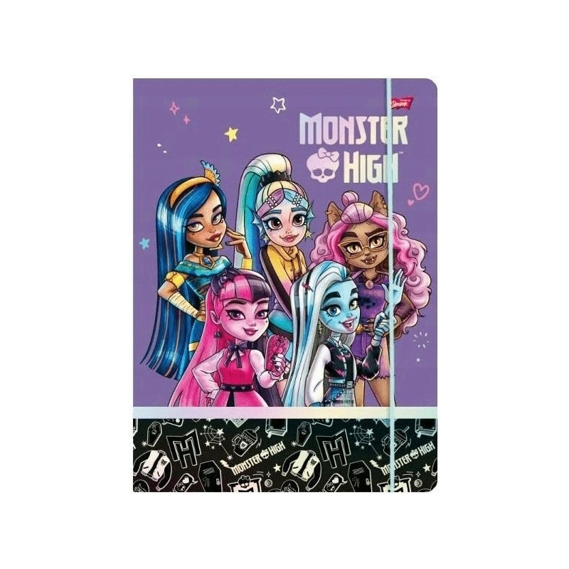 Teczka z gumką na dokumenty A4 MONSTER HIGH UNIPAP