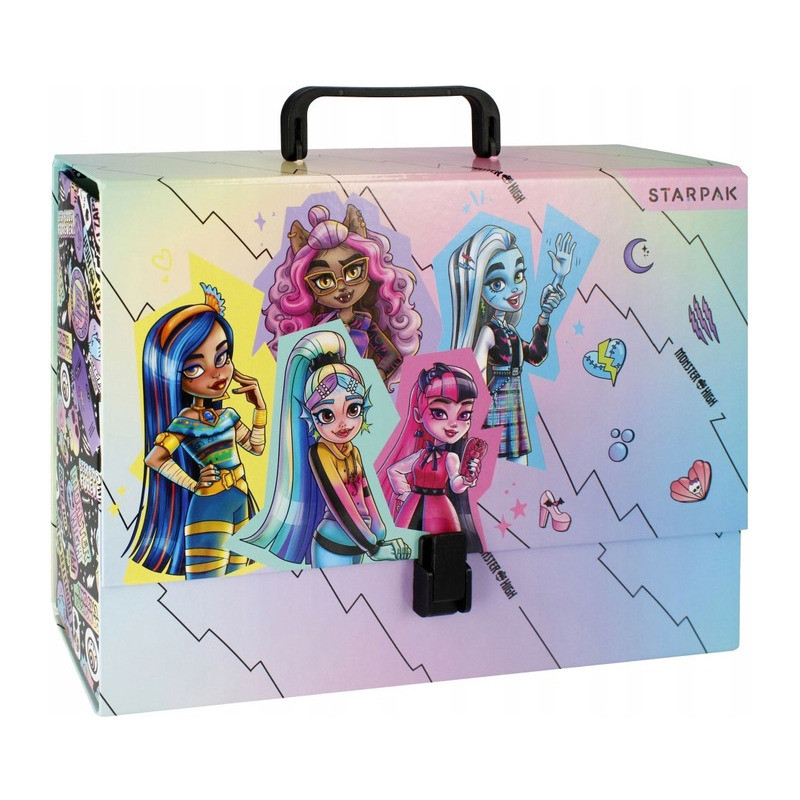 Teczka z rączką A4 9.5cm MONSTER HIGH STK 514750 STARPAK