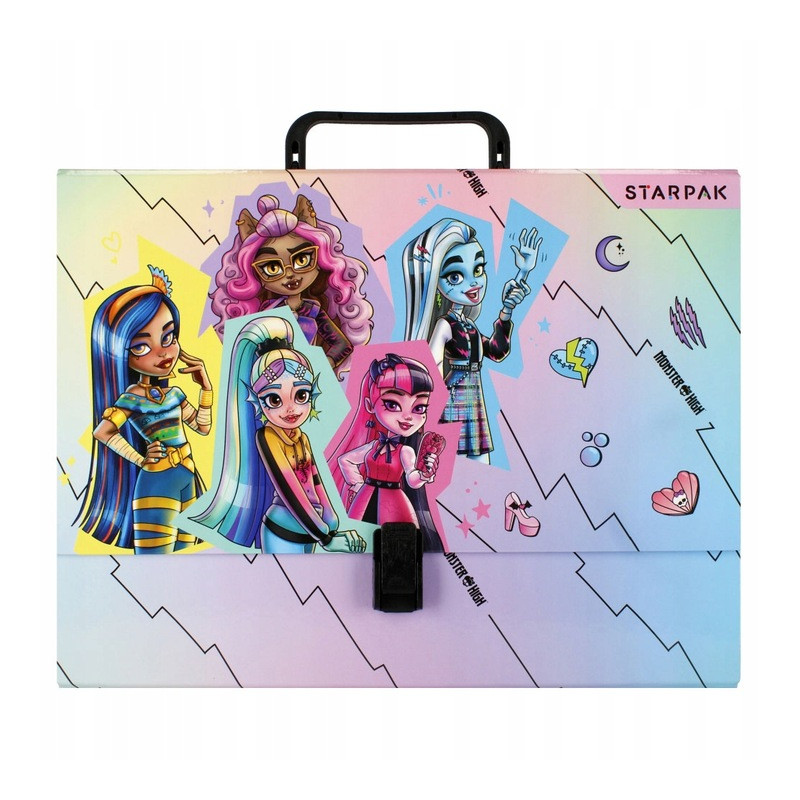 Teczka z rączką A4 9.5cm MONSTER HIGH STK 514750 STARPAK