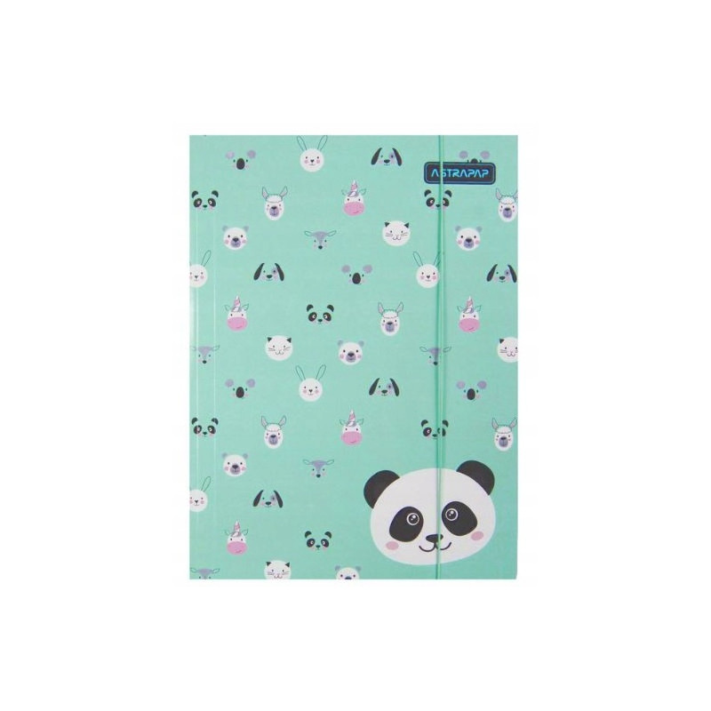 Teczka na dokumenty A4 z gumką PASTEL ANIMALS 108024001 ASTRA