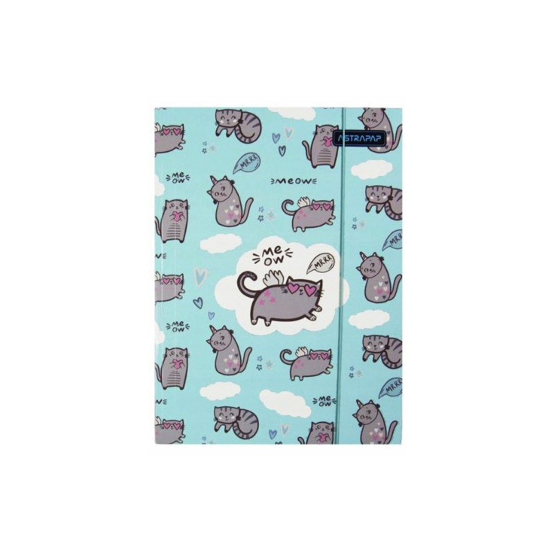 Teczka na dokumenty A4 z gumką PASTEL ANIMALS 108024001 ASTRA