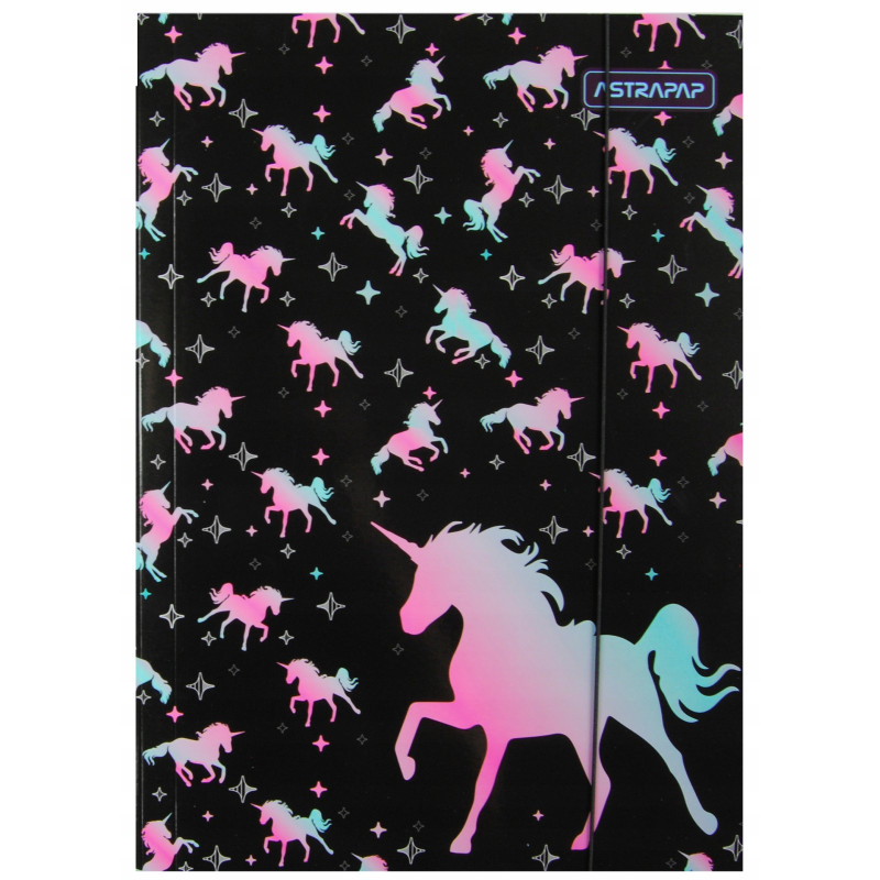 Teczka na dokumenty A4 z gumką GIRLS WORLD 108024002 ASTRA