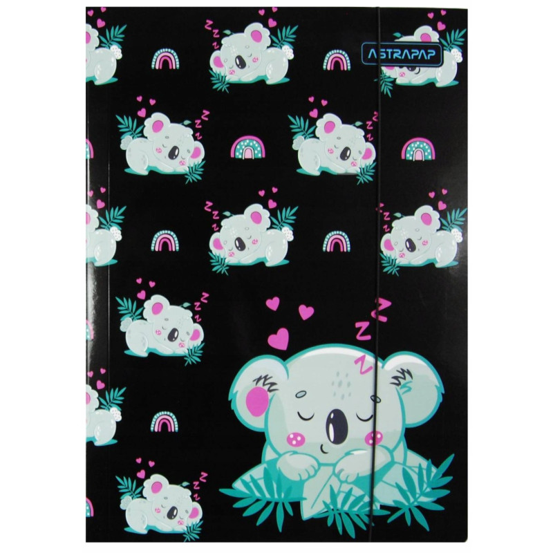 Teczka na dokumenty A4 z gumką GIRLS WORLD 108024002 ASTRA