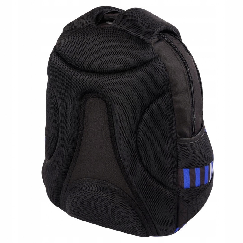 Plecak szkolny 4-komorowy Tornister młodzieżowy Black&Blue BP-06 ST.RIGHT St.Majewski