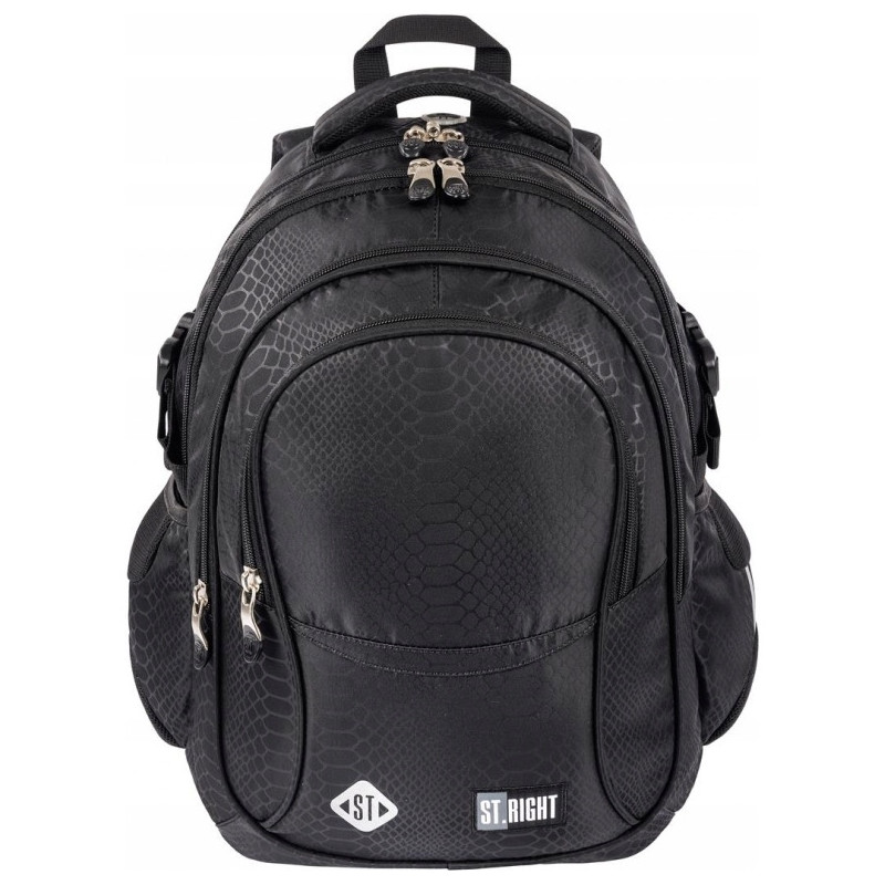 Plecak szkolny 4-komorowy Tornister młodzieżowy Shiny Snake BP-01 ST.RIGHT St.Majewski