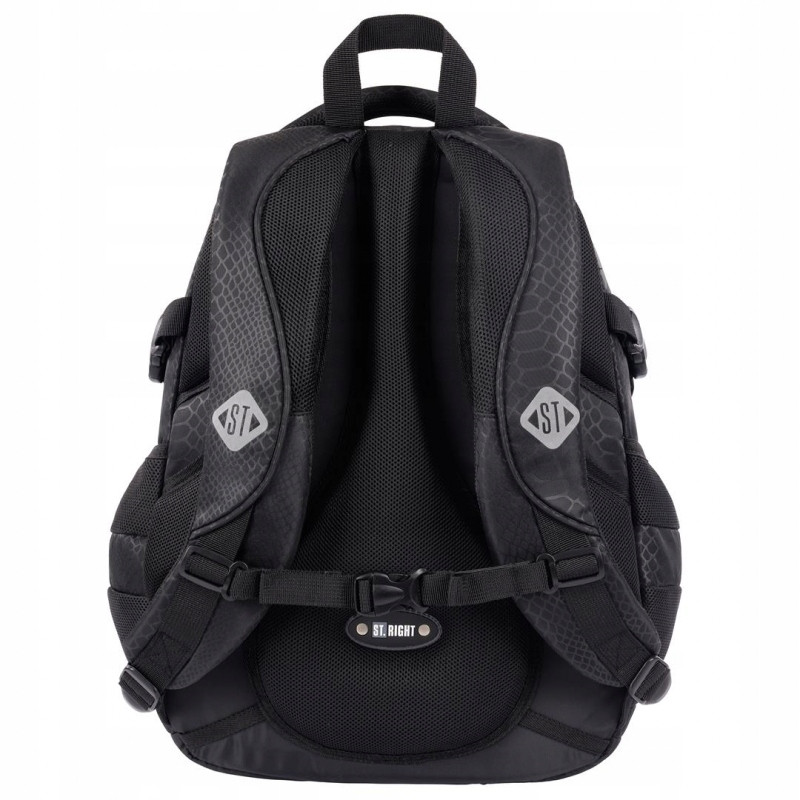 Plecak szkolny 4-komorowy Tornister młodzieżowy Shiny Snake BP-01 ST.RIGHT St.Majewski