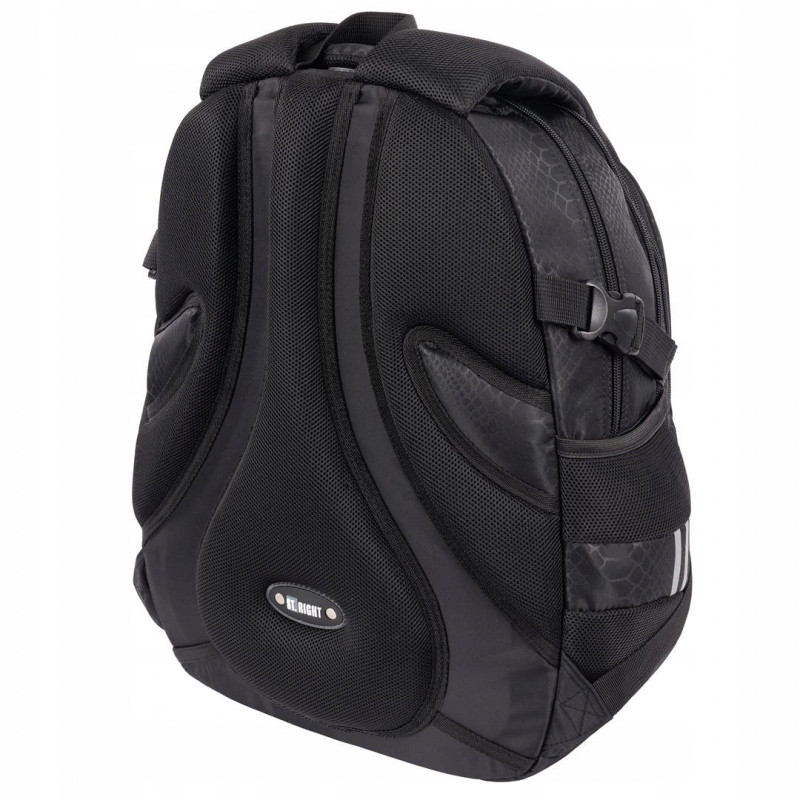 Plecak szkolny 4-komorowy Tornister młodzieżowy Shiny Snake BP-01 ST.RIGHT St.Majewski