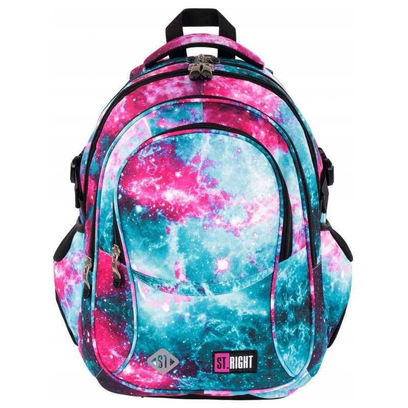 Plecak szkolny 4-komorowy Tornister młodzieżowy Nebula BP-01 ST.RIGHT St.Majewski