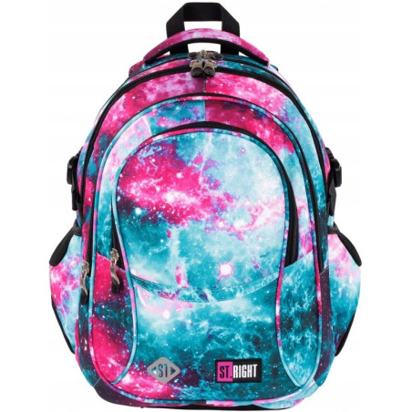 Plecak szkolny 4-komorowy Tornister młodzieżowy Nebula BP-01 ST.RIGHT St.Majewski