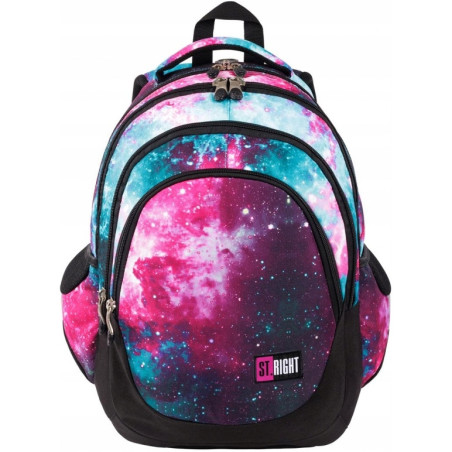 Plecak szkolny 4-komorowy Tornister młodzieżowy Nebula BP-06 ST.RIGHT St.Majewski