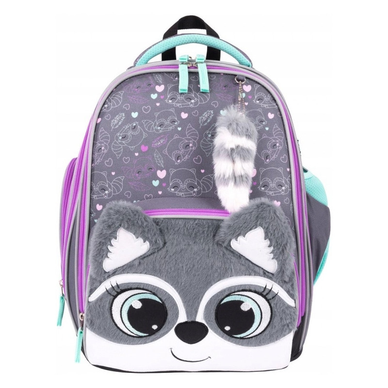 Plecak szkolny 2-komorowy Tornister dla dziewczynki B-8 PREMIUM St.Majewski