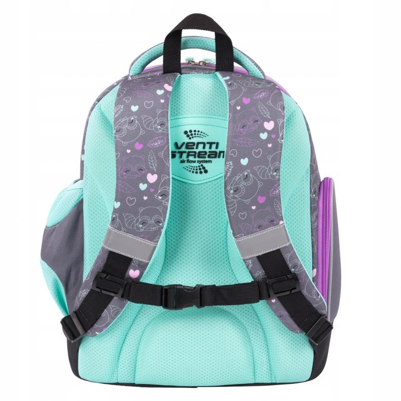 Plecak szkolny 2-komorowy Tornister dla dziewczynki B-8 PREMIUM St.Majewski