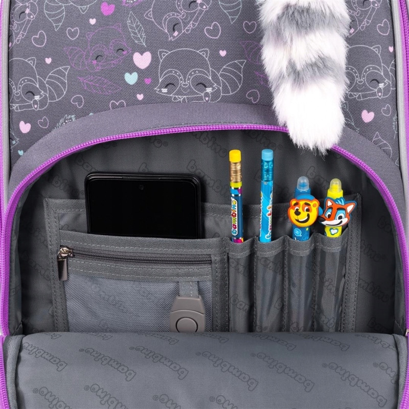 Plecak szkolny 2-komorowy Tornister dla dziewczynki B-8 PREMIUM St.Majewski