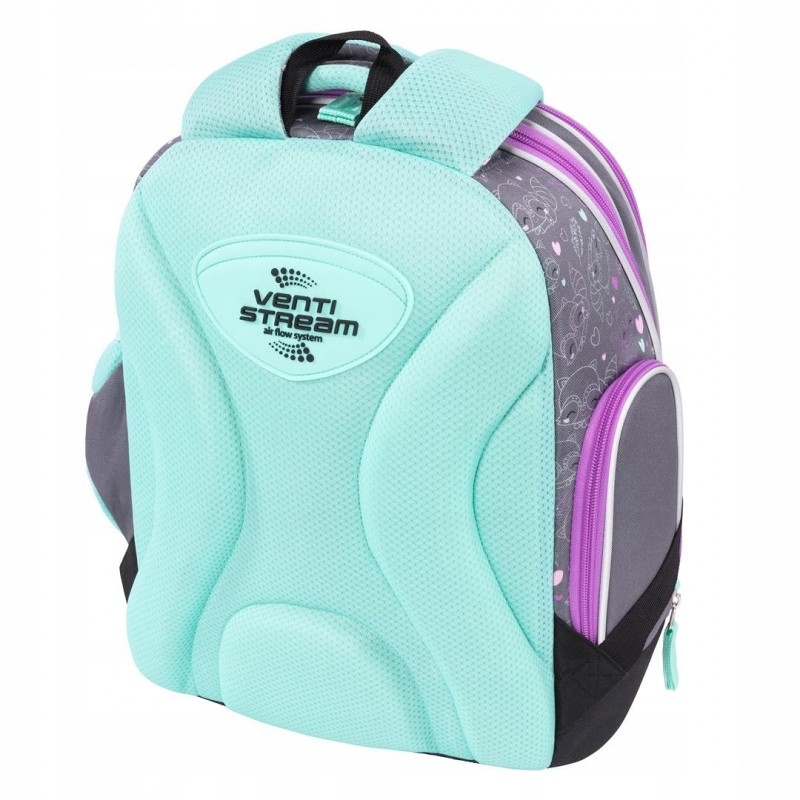 Plecak szkolny 2-komorowy Tornister dla dziewczynki B-8 PREMIUM St.Majewski