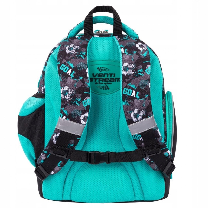 Plecak szkolny 2-komorowy Tornister dla chłopca Goal B-8 PREMIUM St.Majewski