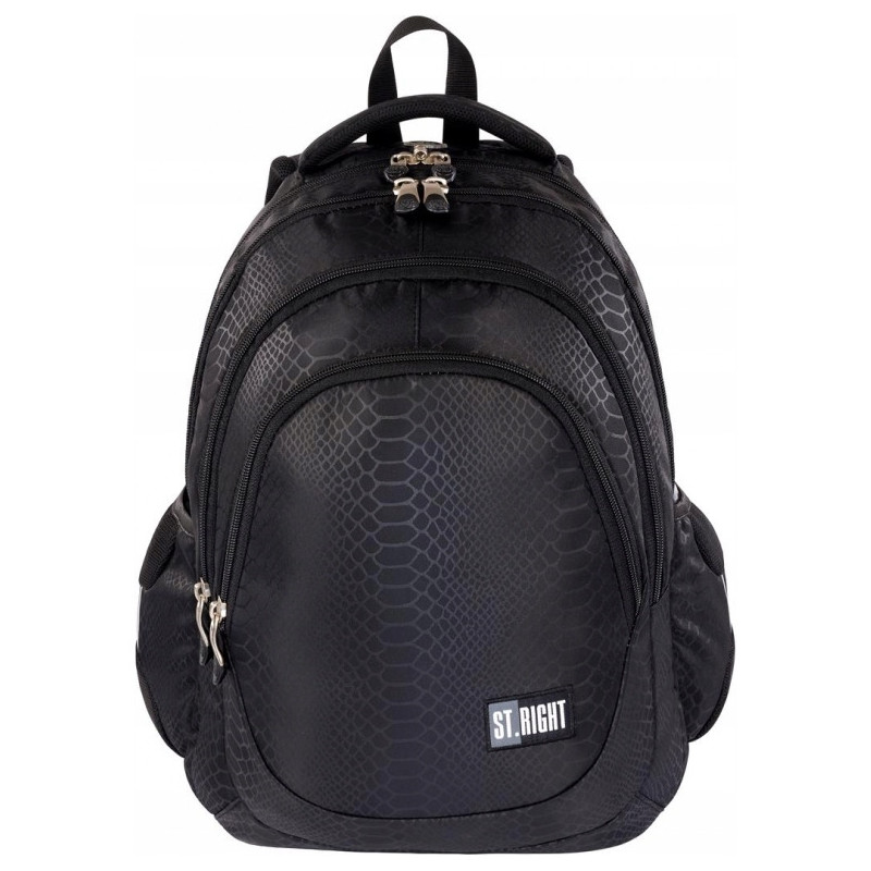 Plecak szkolny 4-komorowy Tornister młodzieżowy Shiny Snake BP-06 ST.RIGHT St.Majewski