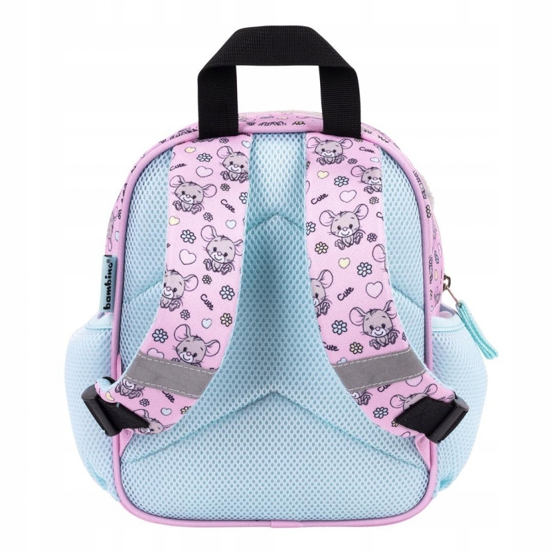 Plecak przedszkolny wycieczkowy Plecaczek pluszowy Mouse D-7 St.Majewski