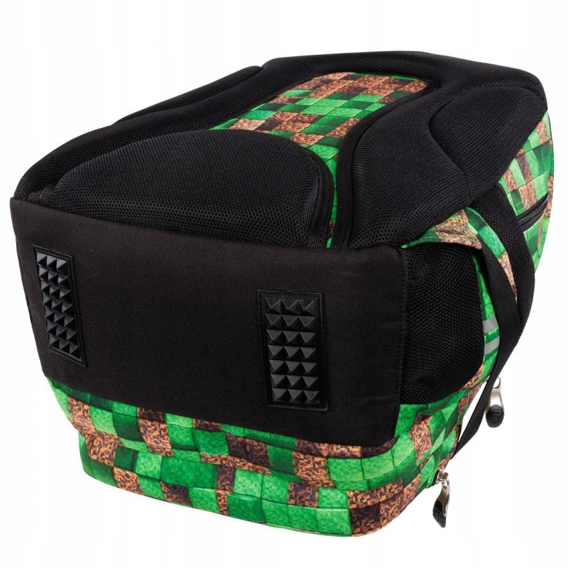 Plecak szkolny 2-komorowy Tornister młodzieżowy Pixel Cubes BP-76 ST.RIGHT St.Majewski