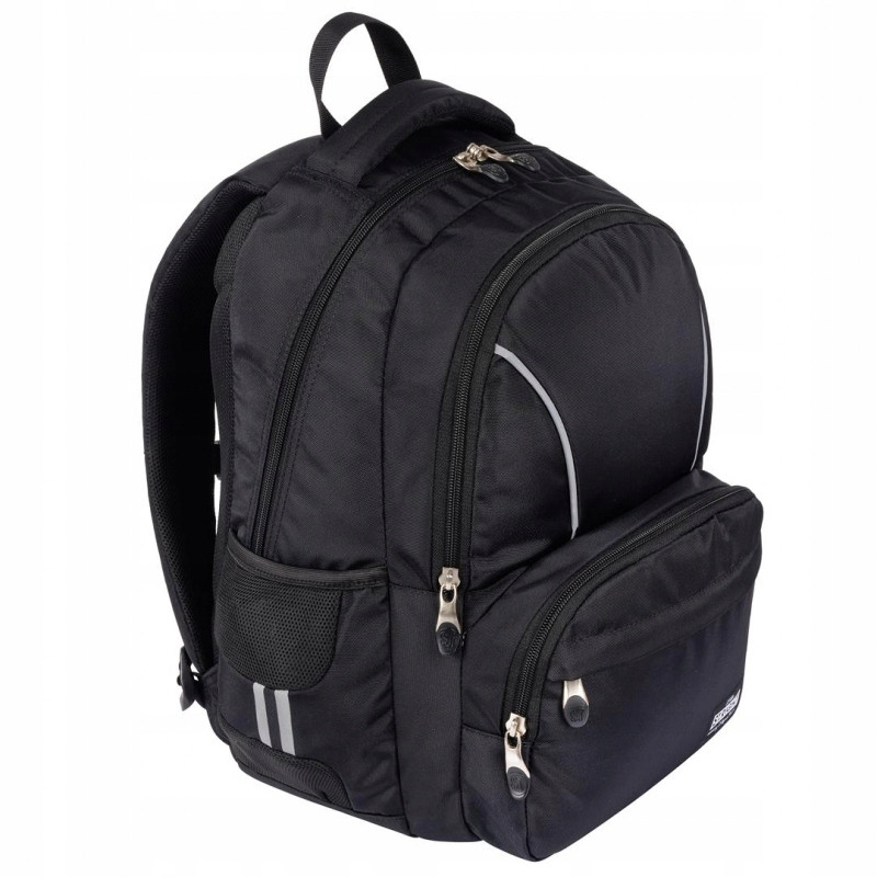 Plecak szkolny 2-komorowy Tornister młodzieżowy St.Black Vintage BP-76 ST.RIGHT St.Majewski