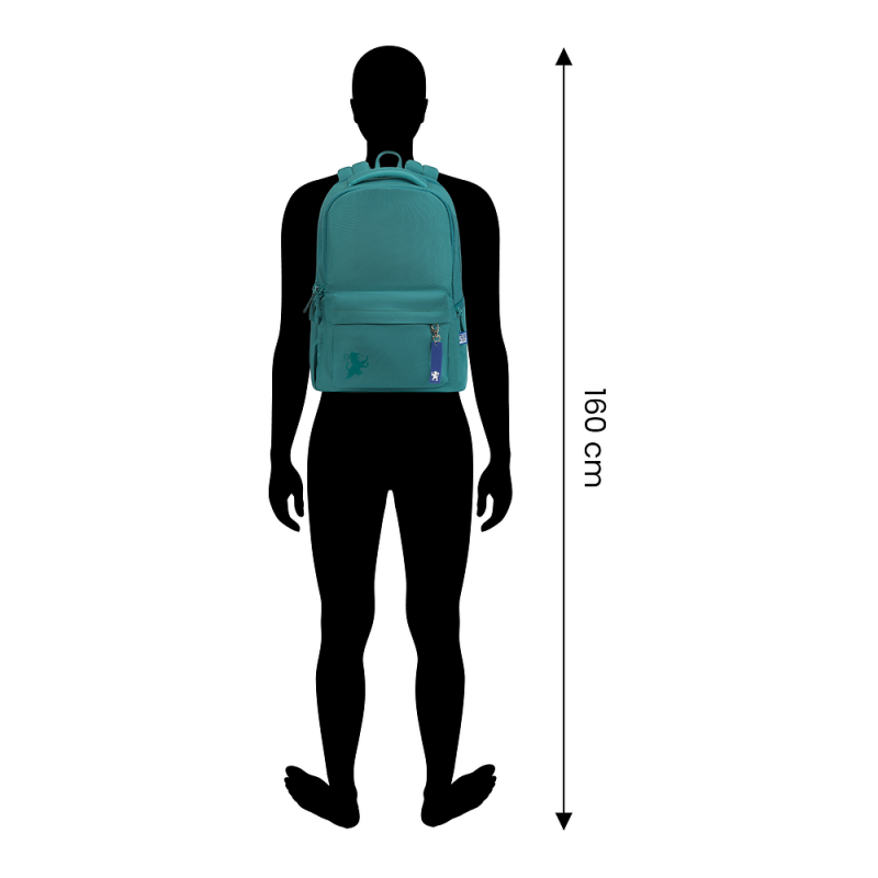 Plecak szkolny ciemnozielony 400182152 OXFORD