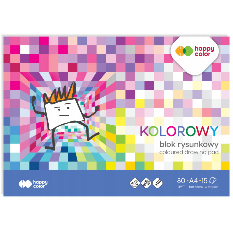 Zestaw wyprawka szkolna PREMIUM KIDS HA 3SET BTS4 HAPPY COLOR