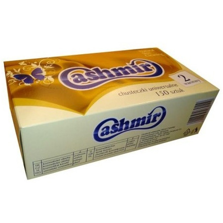Chusteczki higieniczne CASHMIR (150 chusteczek) box 2 warstwy 235205
