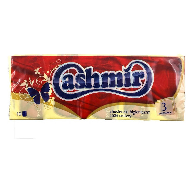 Chusteczki higieniczne 3 warstwy 10x10 234384 CASHMIR