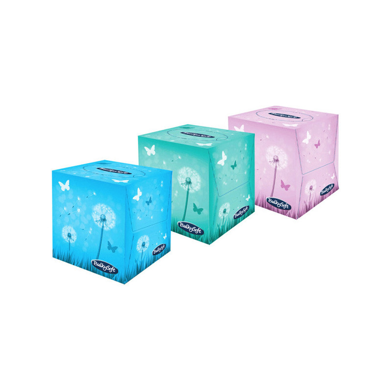 Chusteczki higieniczne 3 warstwe a`60szt - op. kwadratowe 68910 BulkySoft