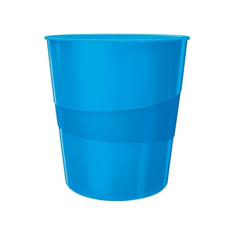 Kosz na śmieci 15L LEITZ WOW niebieski metalik 52781036