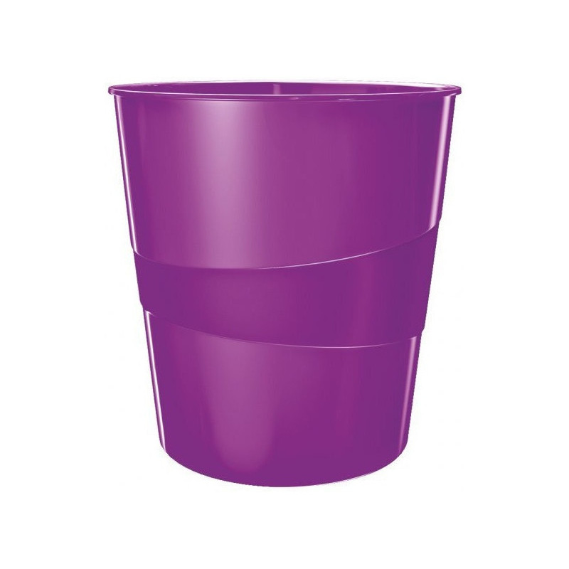 Kosz na śmieci 15L LEITZ WOW fioletowy 52781062