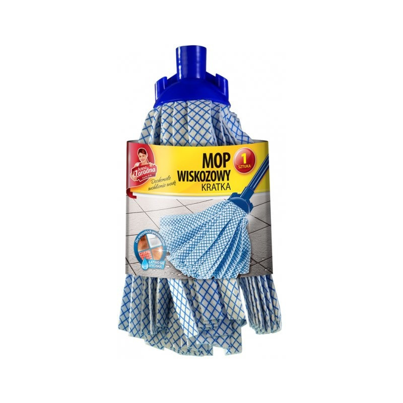 Mop wiskozowy kratka PB-3937 ANNA ZARADNA