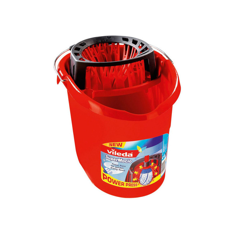 Wiadro z wyciskaczem do mopa paskowego VILEDA Super Mocio 128767