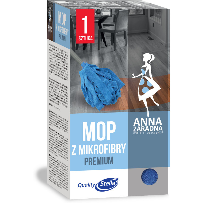 Mop z mikrofibry PREMIUM PB-6653 ANNA ZARADNA