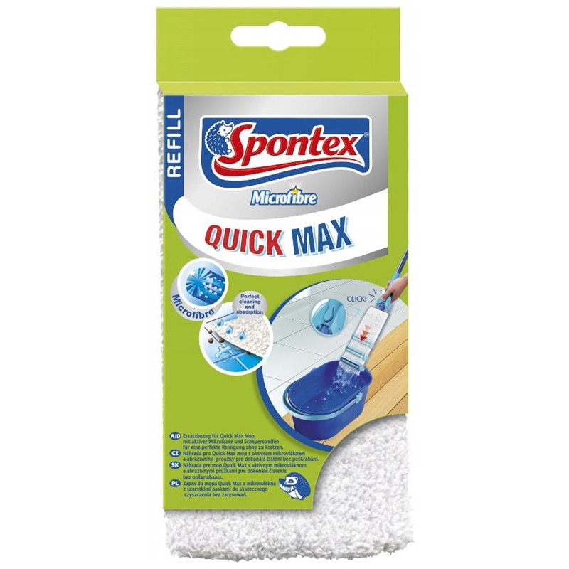 Mop płaski zapas SPONTEX Quick Max microfibra 97050123