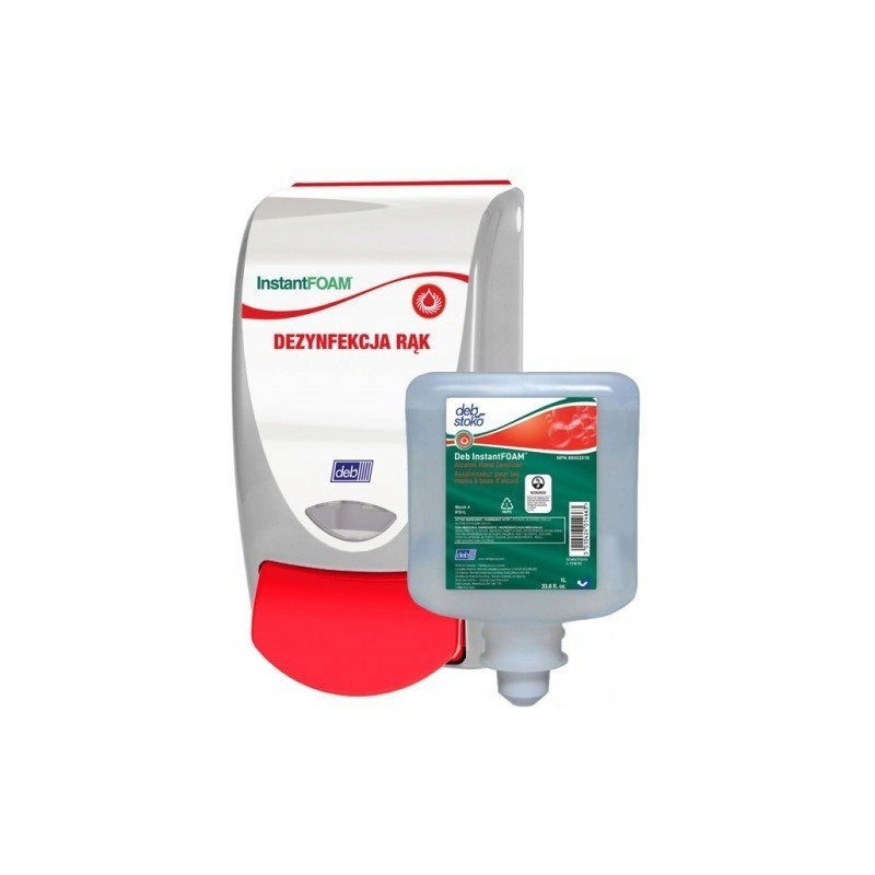 Zestaw DEB! InstantFOAM wkład 1l+dozownik