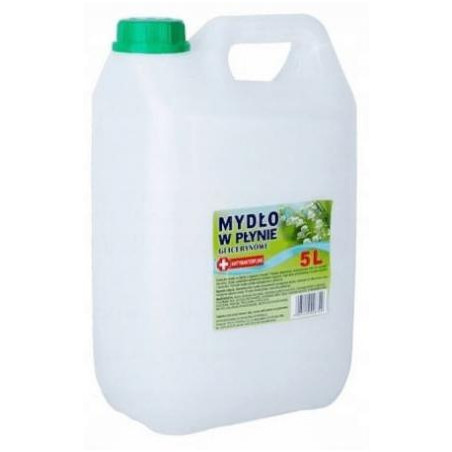 Mydło w płynie 5L antybakteryjne białe perłowe 185104