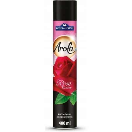 Odświeżacz powietrza AROLA Spray 400ml róża GENERAL FRESH