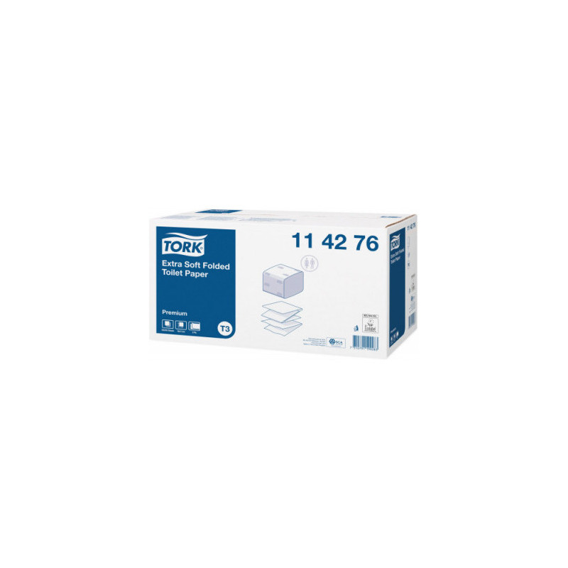 Papier toaletowy TORK T3 (30 sztuk) Premium biały w składce ekstramiękki 114276