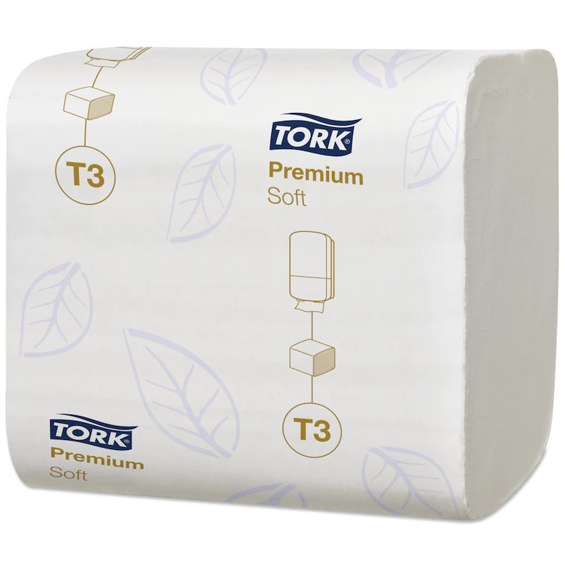 Papier toaletowy TORK T3 biały w składce 19x11cm 2 warstwy (30szt x 252 listki) 114273
