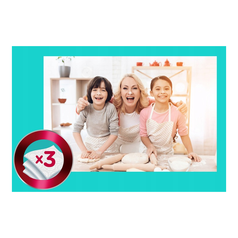 Ręcznik papierowy VELVET BOOST! Super Strong 300 listków 3 warstwy