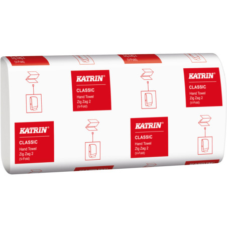 Ręcznik ZZ KATRIN biały 2w 20x150listków CLASSIC 65944/431468/36180 karton
