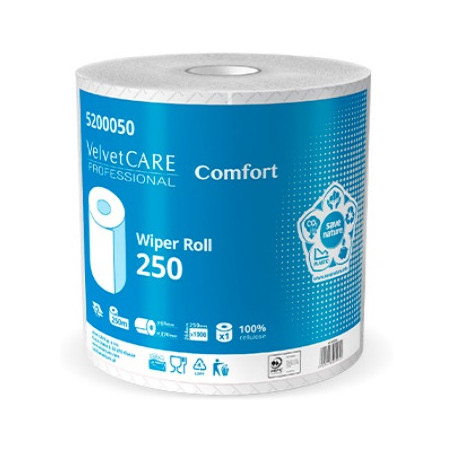 Czyściwo AFH VELVETCare białe 250m 2warstwy 100%celuloza 5220110/5200050