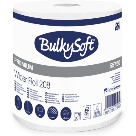 Czyściwo papierowe BulkySoft Classic 2 warstwy 208m 55750