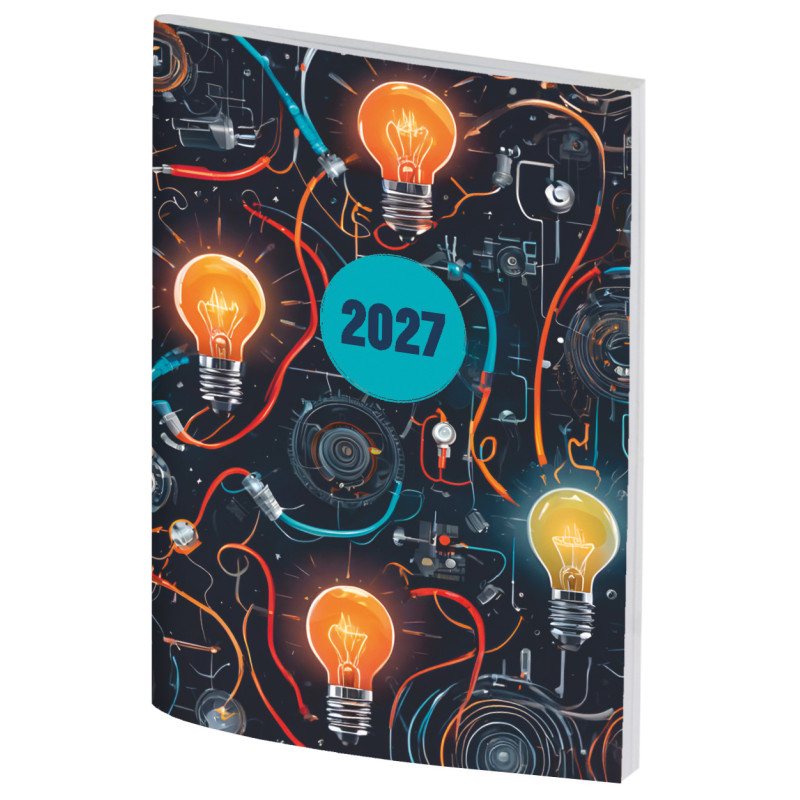 Kalendarz kieszonkowy A7 oprawa PCV bezbarwny 2027 A7040B-MIX Wokół Nas