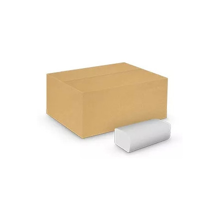 Ręcznik biały AFH VELVETCare Z-Z V-FOLD 210x230mm 2w celuloza 3000 składek(20x150) 5600036/5600057/5600047