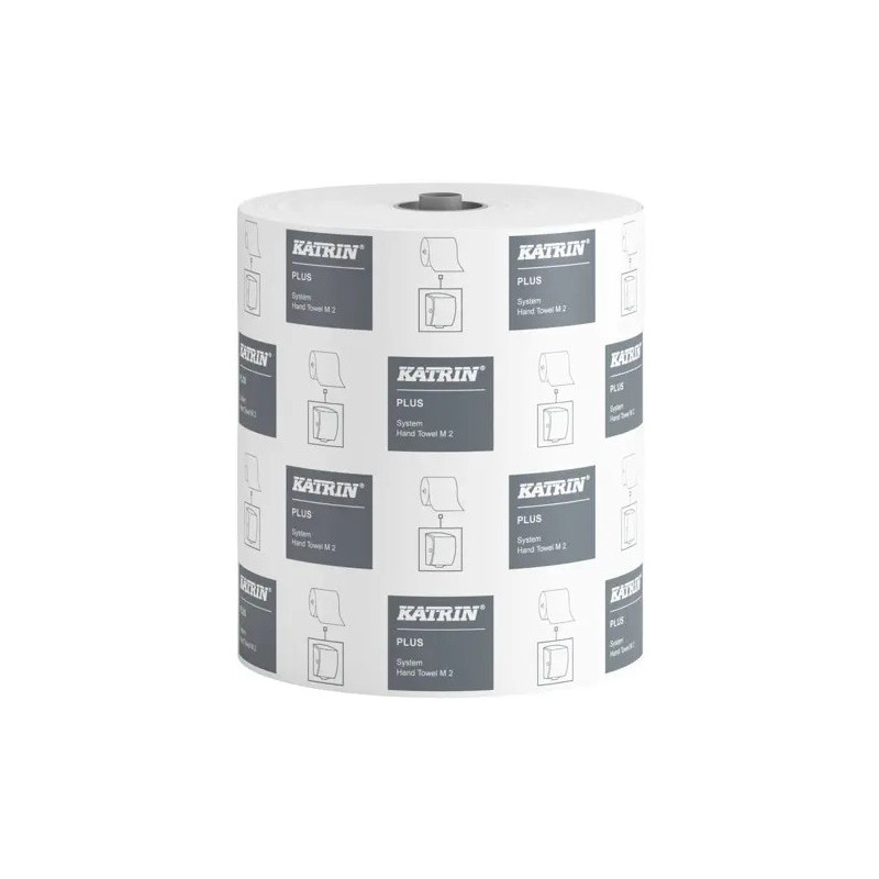 Ręcznik biały 21cm*150m 2w (6sztuk) SYSTEM M 97449 Katrin Plus