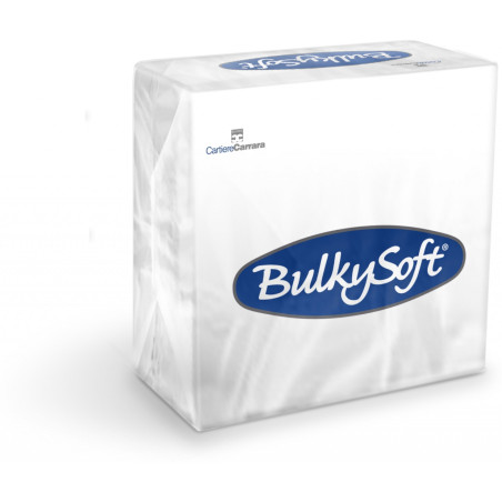 Serwetki BULKYSOFT 33x33mm 2warstwy (100szt) białe 32980