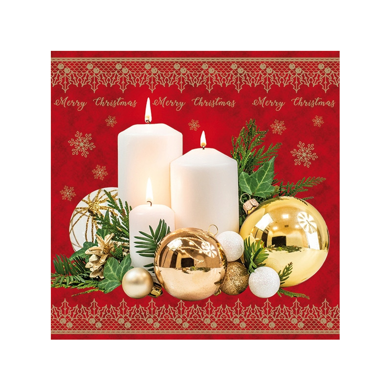 Serwetki świąteczne AHA 33x33cm BN-114