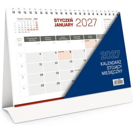Kalendarz stojący miesięczny 2027 KB034B Wokół Nas